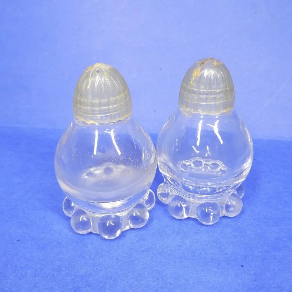 Candlewick Salt & Pepper Shakers Pair Imperial Glass Clear